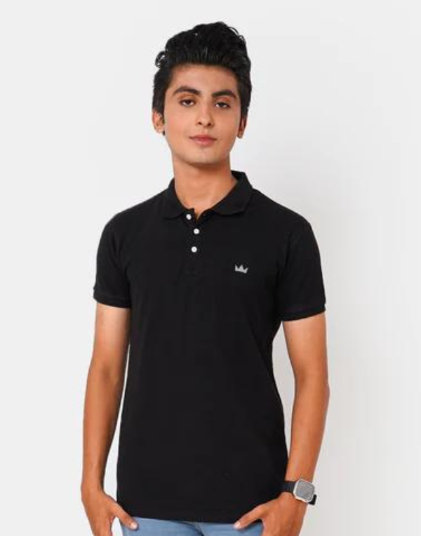 Polo T-Shirt Jet Black