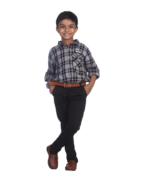 Stlyish Black Checks Shirt