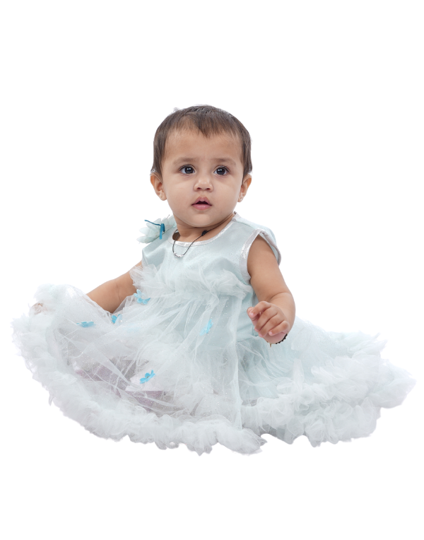Blue Fairy Baby Frock