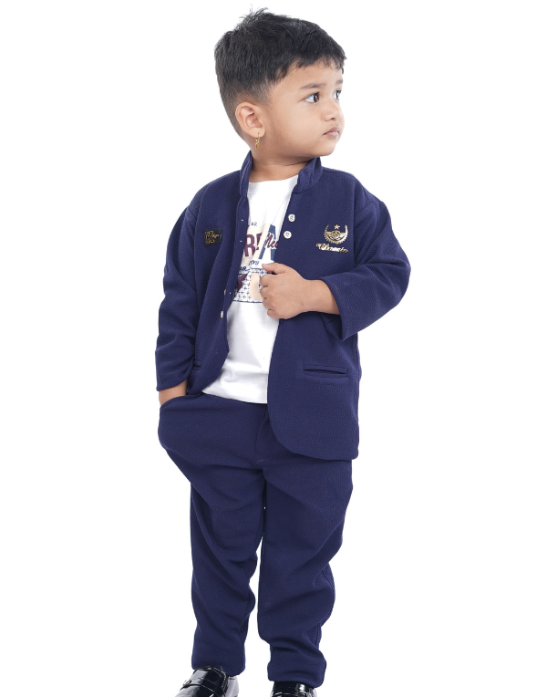 Navy Blue Fancy Jacket