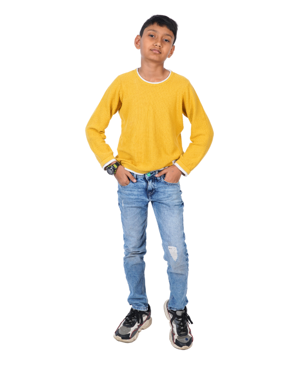 Yellow Solid Tee