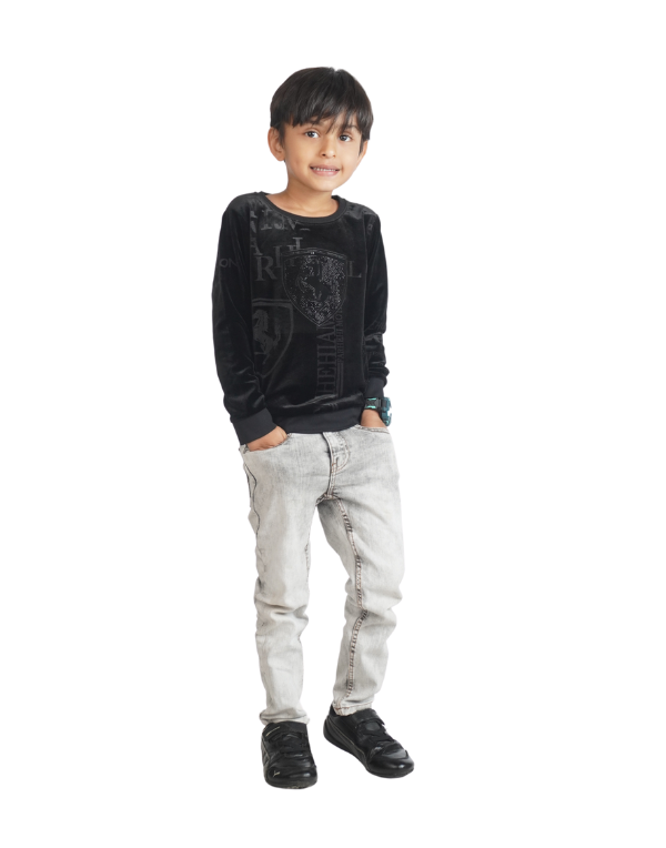 Boys Stylish Grey Jeans