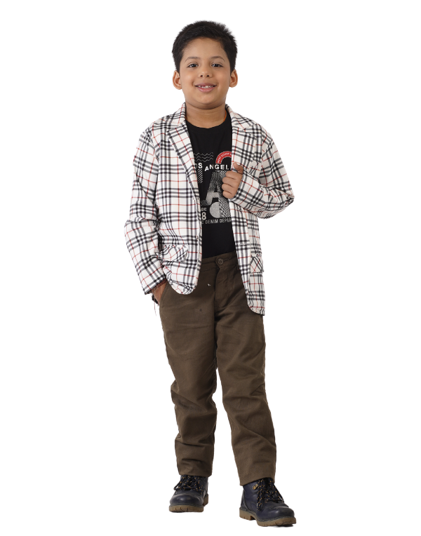 Boys Checks Blazer