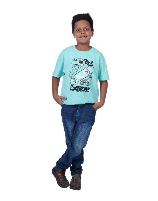 Boys Blue Stylish Tshirt