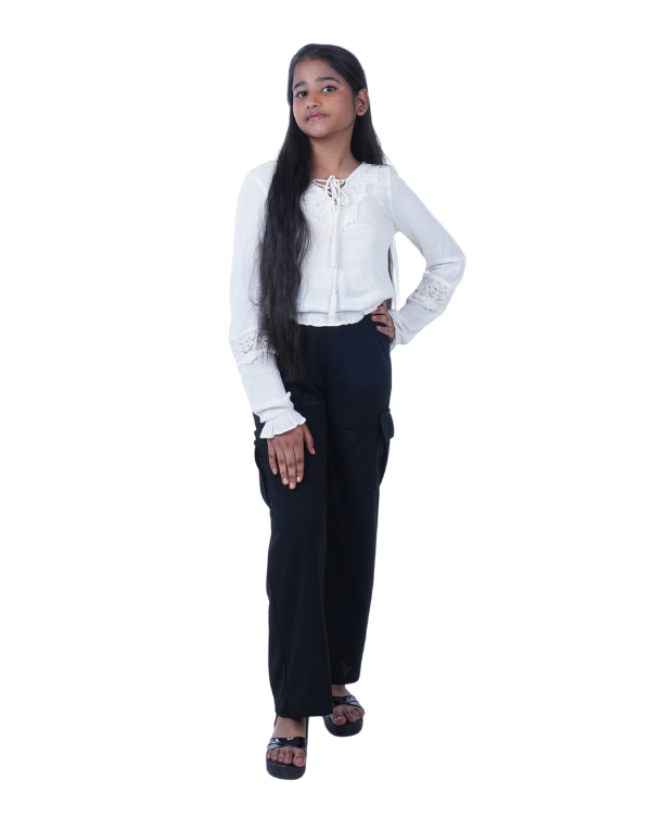 Girls Stylish White Top