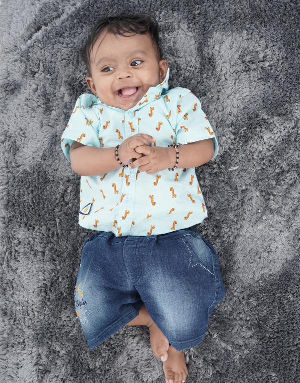 Baby Boys Blue Shirt