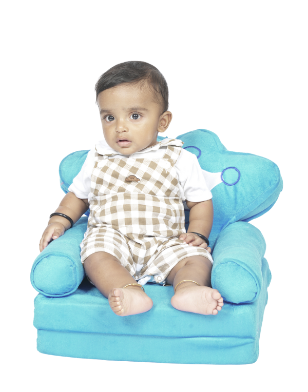 Baby Boys Checkered Dungaree