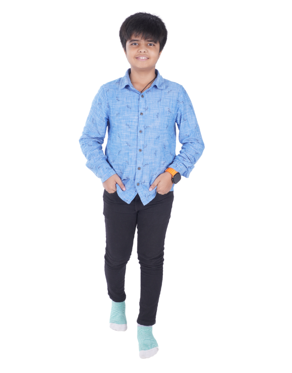 Boys Slim Fit Black Jeans