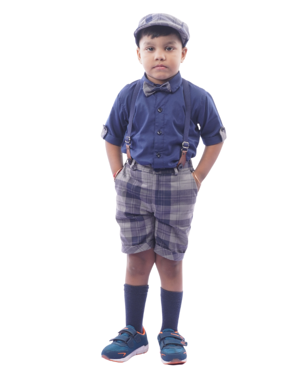 Kids Solid Blue Shirt