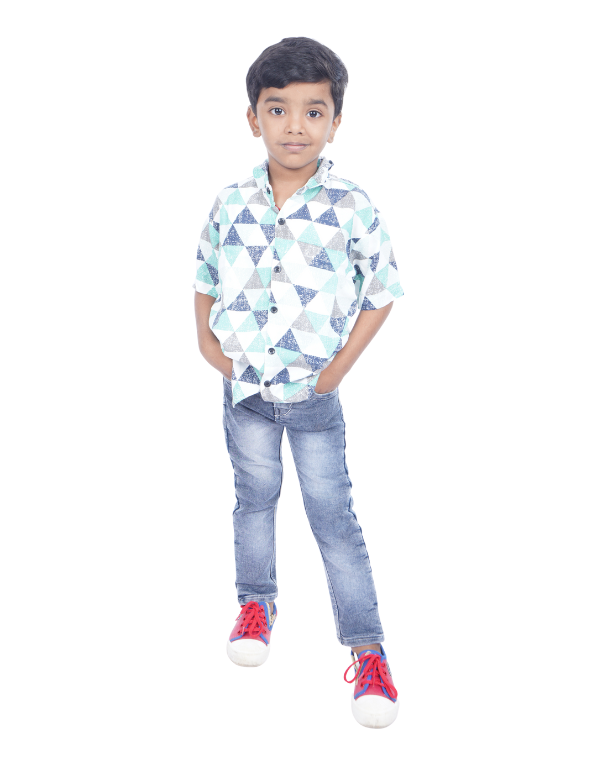 Boys Stylish Printed Shirt