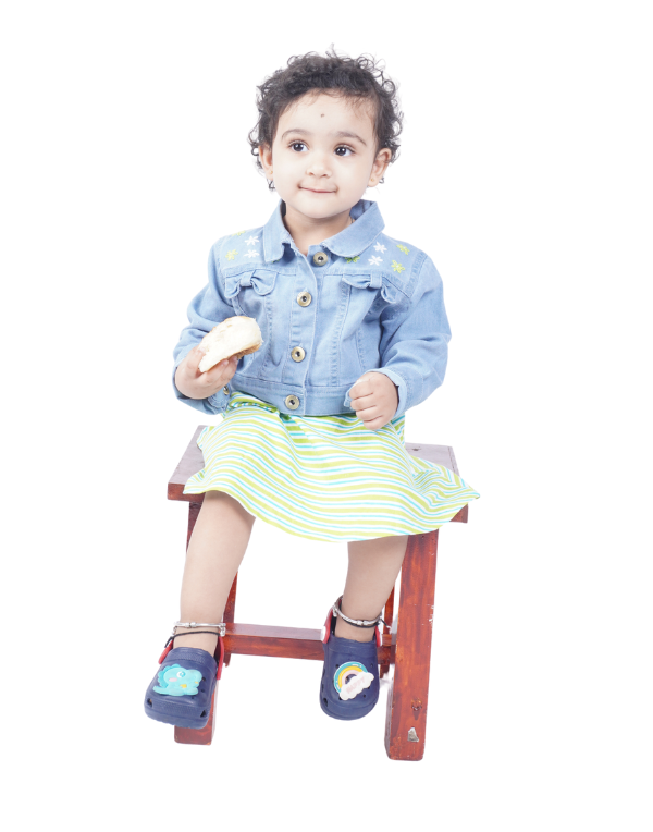 Girls Fancy Denim Jacket