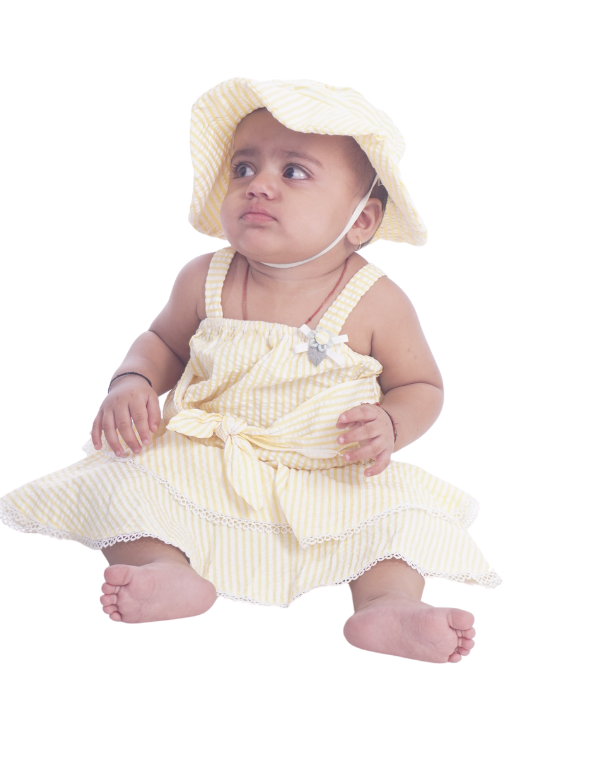 Baby's Cute Yellow Dress