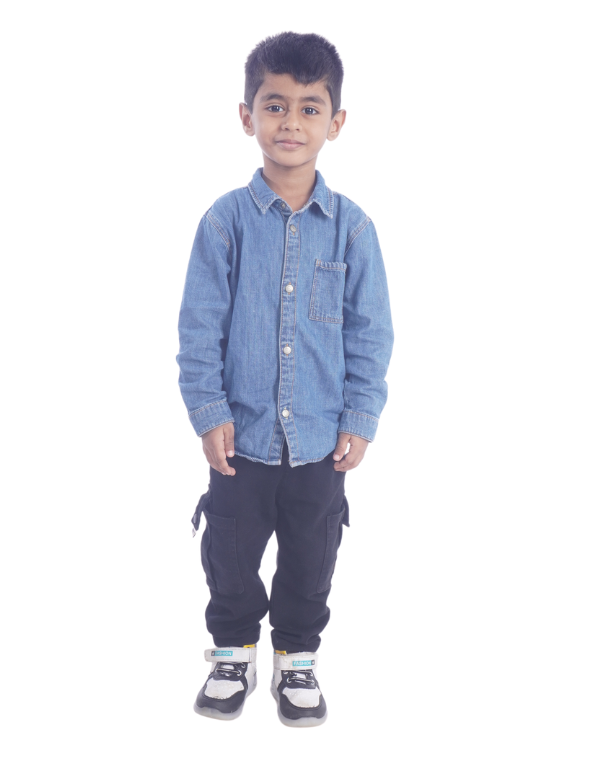 Boys Stylish Denim Shirt
