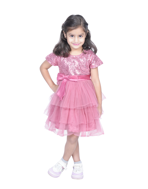 Girls Beautiful Fairy Pink Dress