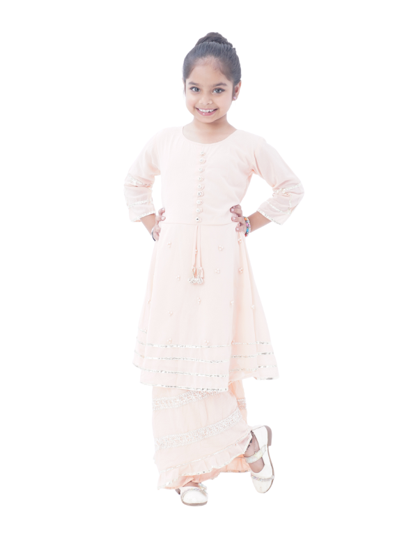 Girls Ethnic Cotton Blend Kurti