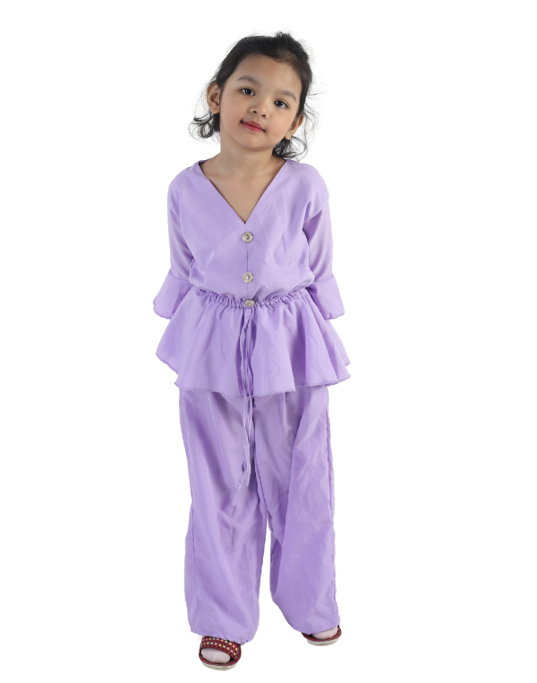 Girls Fancy Lavender Clothing Set