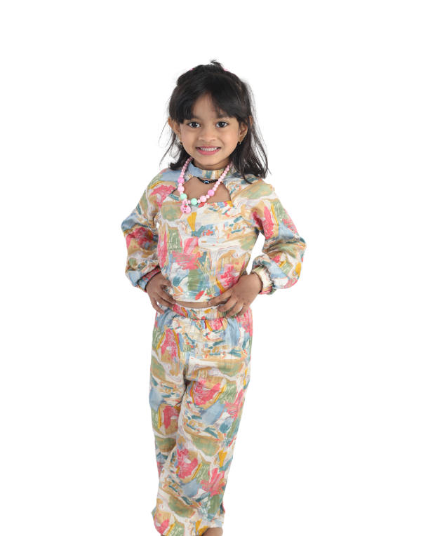 Girls Quirky Multicolor Clothing Set