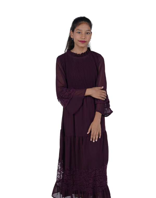 Purple Girls Maxi Dress
