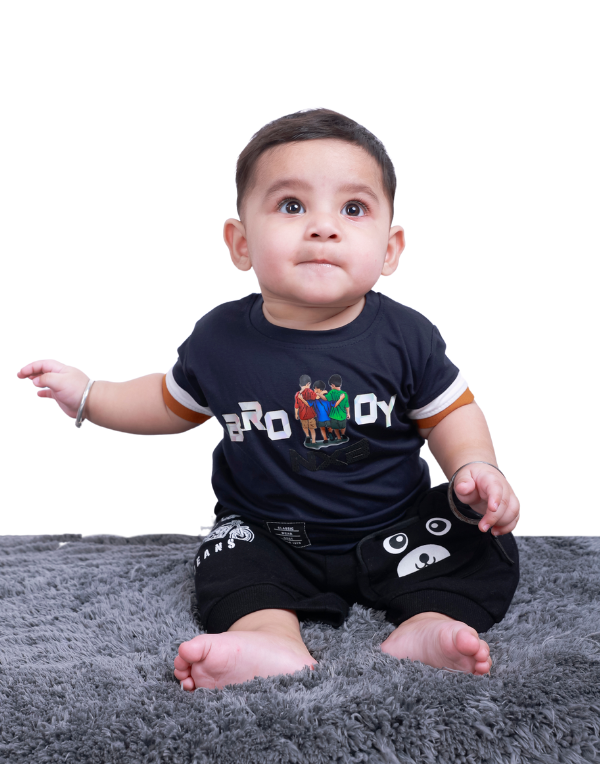 Baby Boys Blue Casual T-Shirt