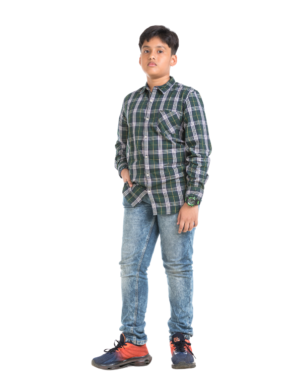 Boys Blue Washed Distressed Denim Jeans