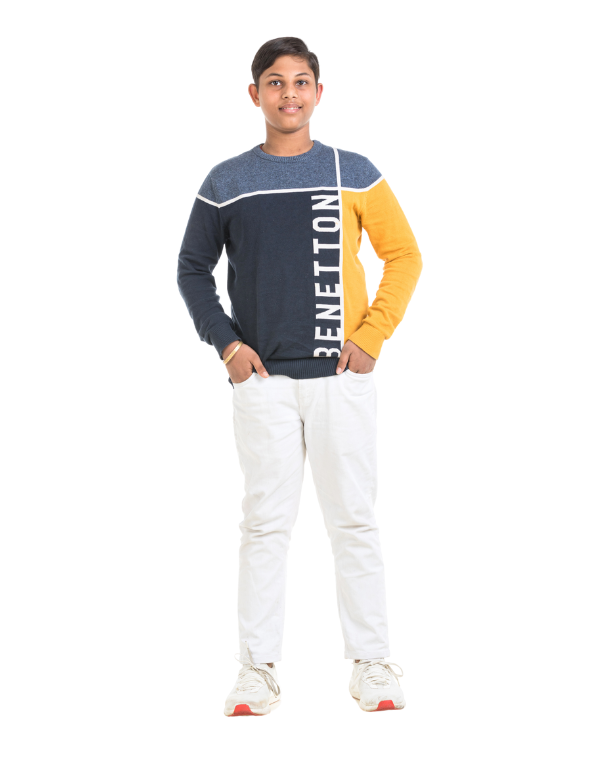 Boys Solid White Jeans