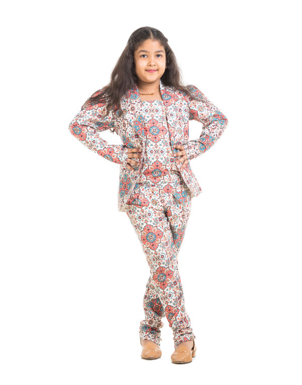 Girls Quirky Printed Clothing Set