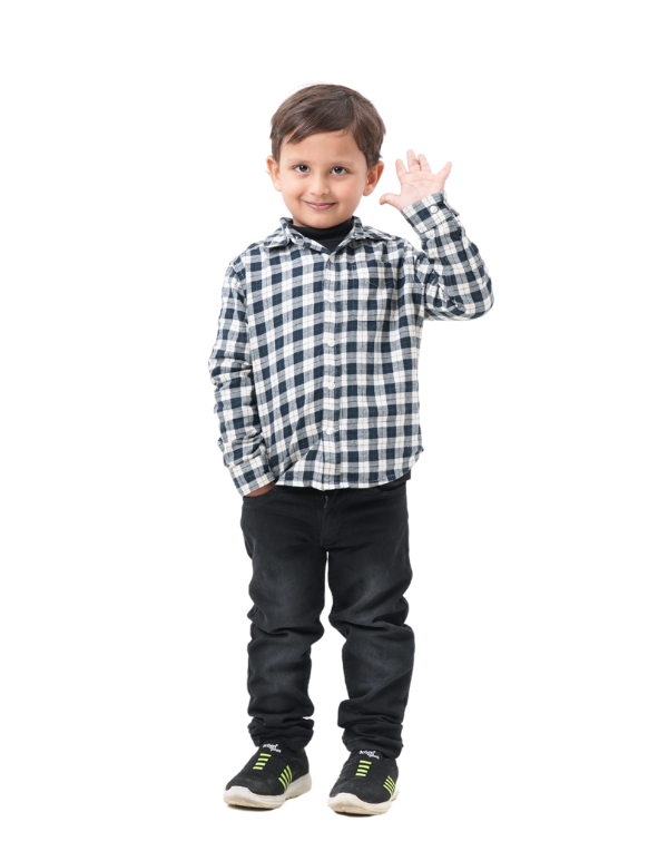 Black & White Checkered Shirt