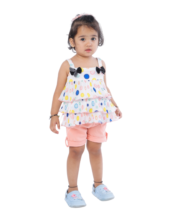 Girls Fancy Printed Sleeveless Top