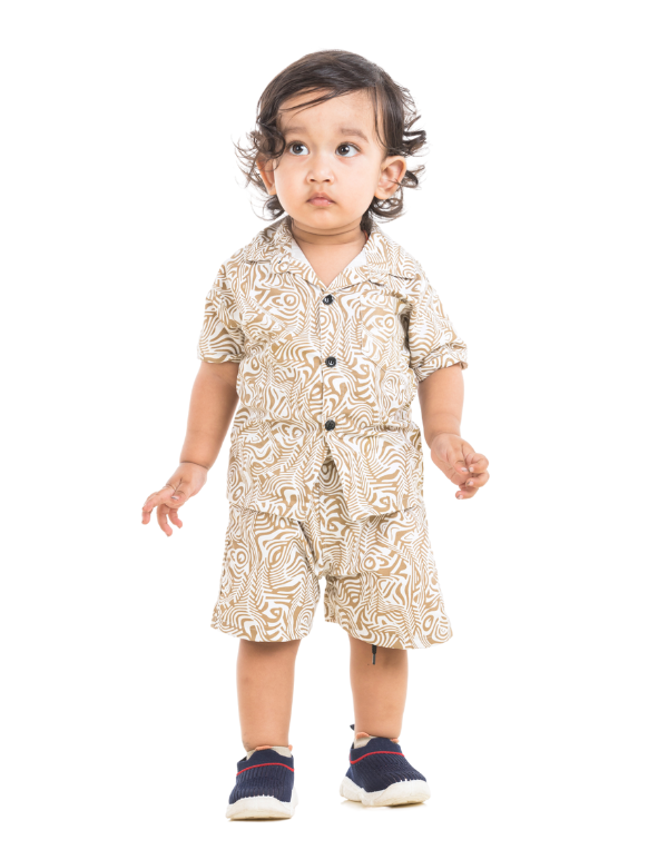 Baby Boys Quirky Printed Cotton Clothing Set