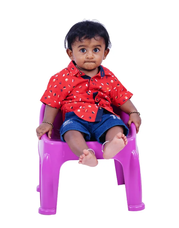 Baby Boys Printed Half Sleeves Red Shirt