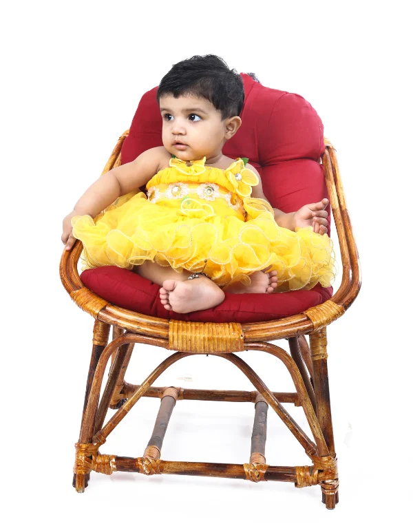 Baby Girls Yellow Fairy Fit & Flare Dress