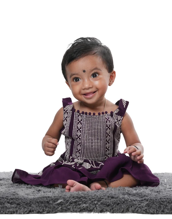 Junior Genie Fashion Girls Purple Sleeveless Party Dress