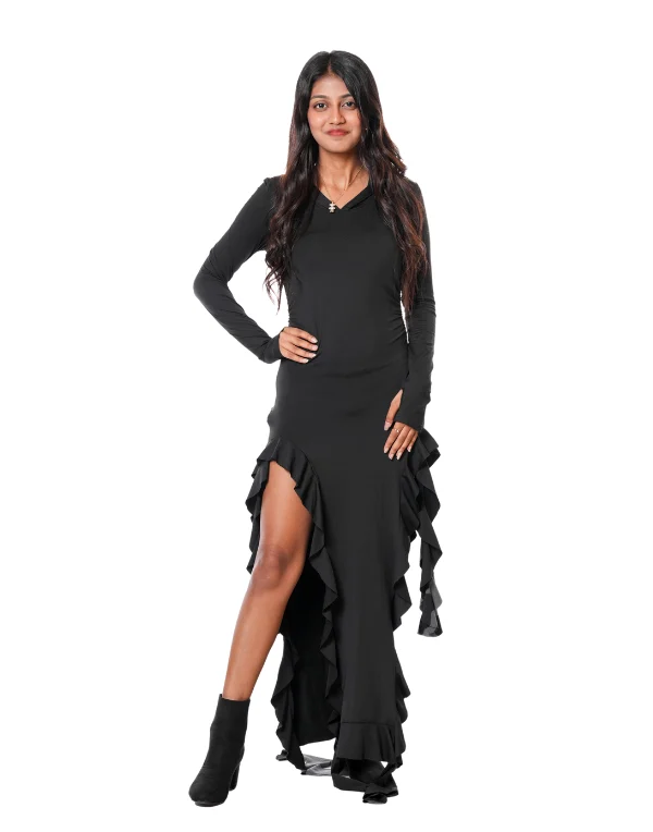 Junior Genie Fashion Baby Girls Black Fit & Flare Dress